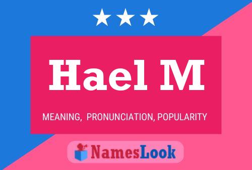 Hael M 名字海报