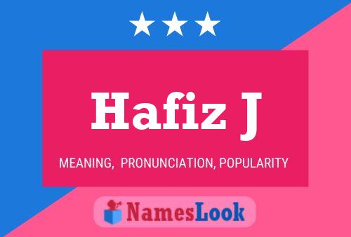 Hafiz J 名字海报