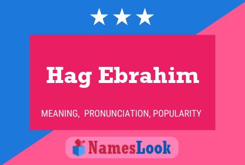 Hag Ebrahim 名字海报