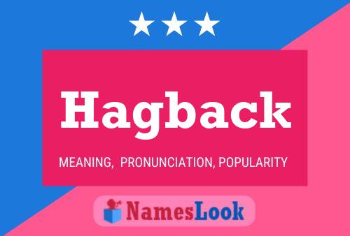 Hagback 名字海报