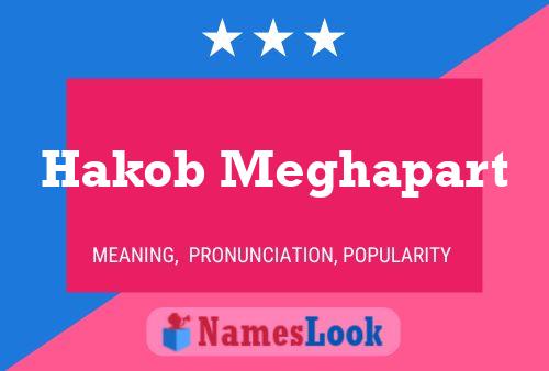 Hakob Meghapart 名字海报