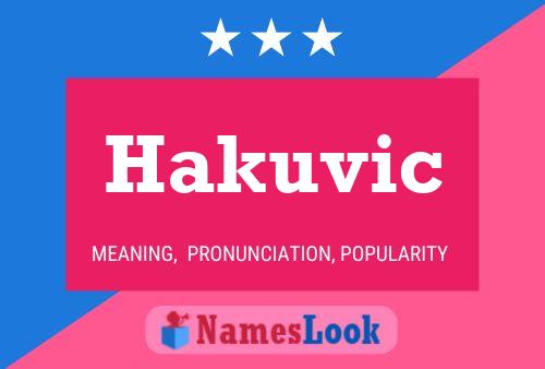 Hakuvic 名字海报