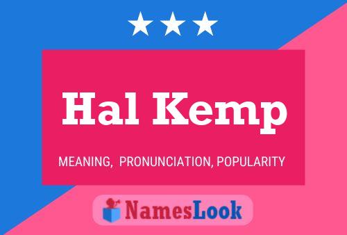 Hal Kemp 名字海报