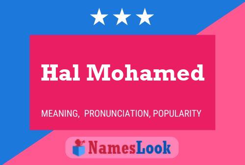 Hal Mohamed 名字海报