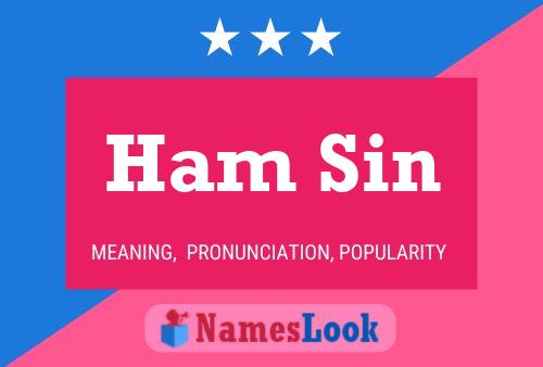 Ham Sin 名字海报