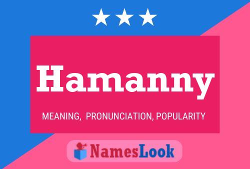 Hamanny 名字海报