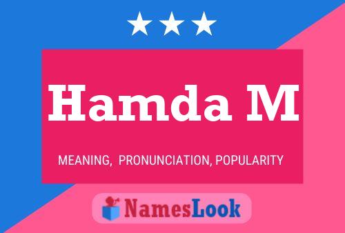 Hamda M 名字海报