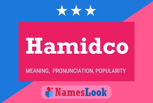 Hamidco 名字海报