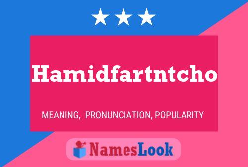 Hamidfartntcho 名字海报