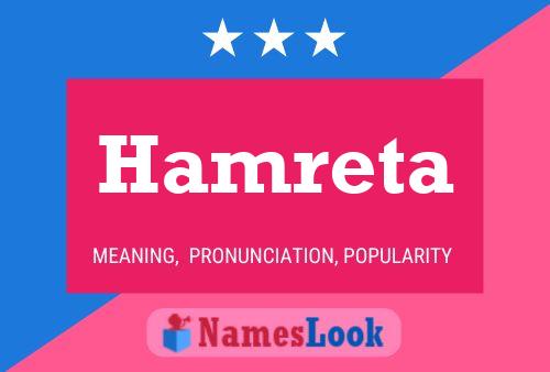 Hamreta 名字海报