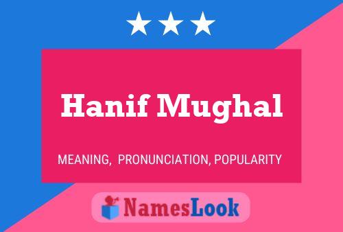 Hanif Mughal 名字海报