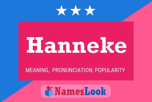 Hanneke 名字海报