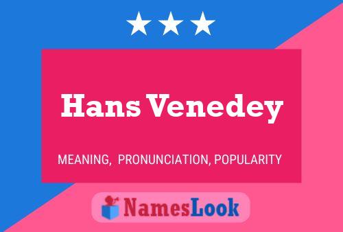 Hans Venedey 名字海报