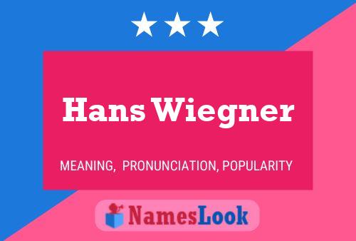 Hans Wiegner 名字海报