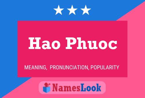 Hao Phuoc 名字海报