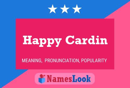 Happy Cardin 名字海报