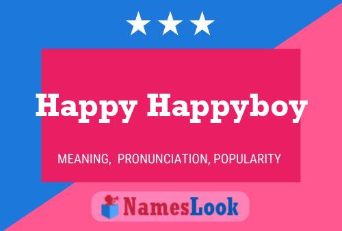 Happy Happyboy 名字海报