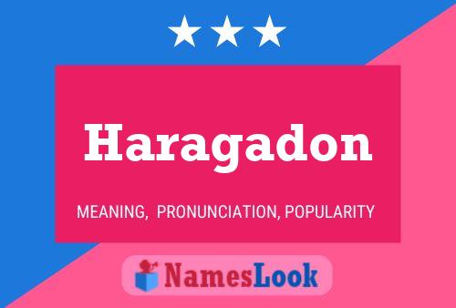 Haragadon 名字海报