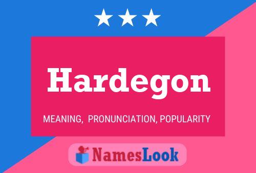 Hardegon 名字海报