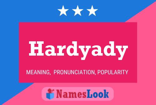 Hardyady 名字海报