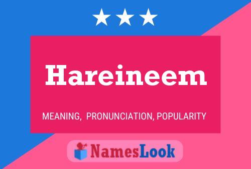 Hareineem 名字海报