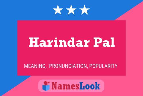 Harindar Pal 名字海报