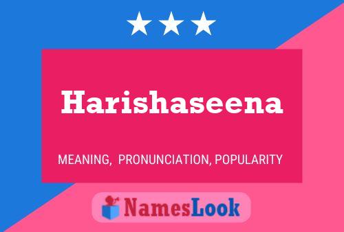 Harishaseena 名字海报