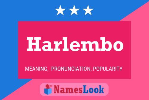 Harlembo 名字海报