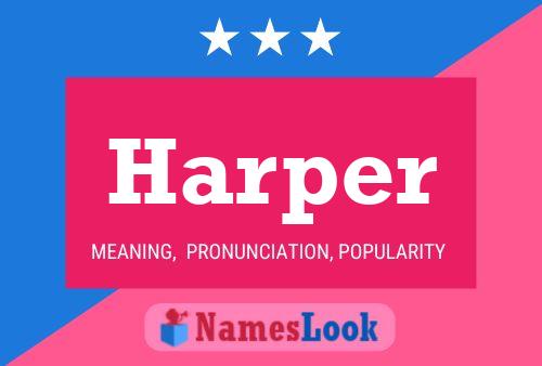 Harper 名字海报