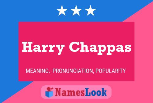 Harry Chappas 名字海报