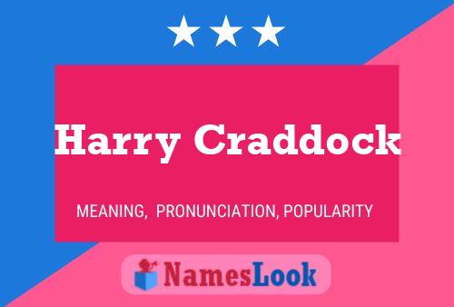 Harry Craddock 名字海报