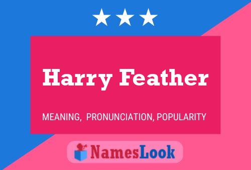 Harry Feather 名字海报