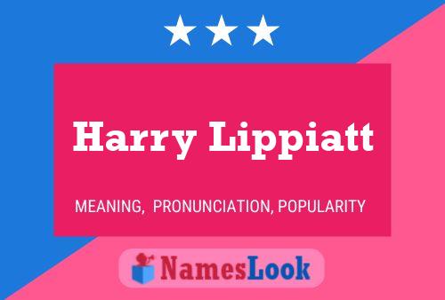 Harry Lippiatt 名字海报