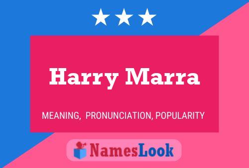 Harry Marra 名字海报