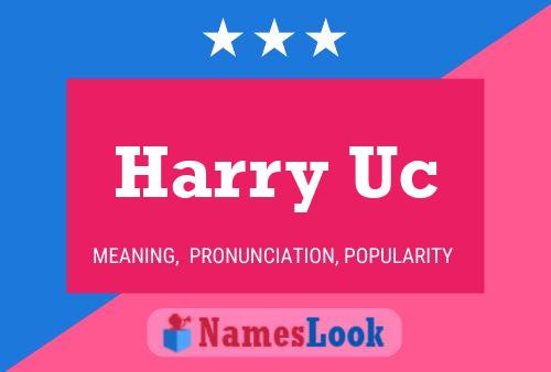 Harry Uc 名字海报