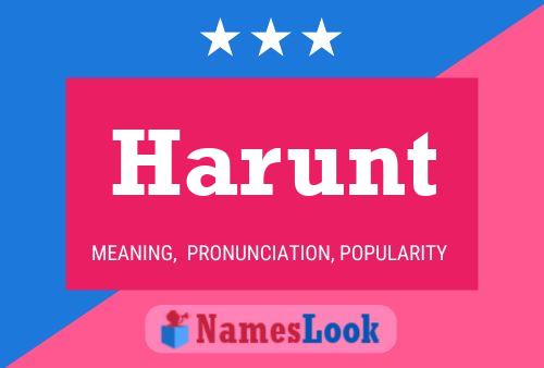 Harunt 名字海报