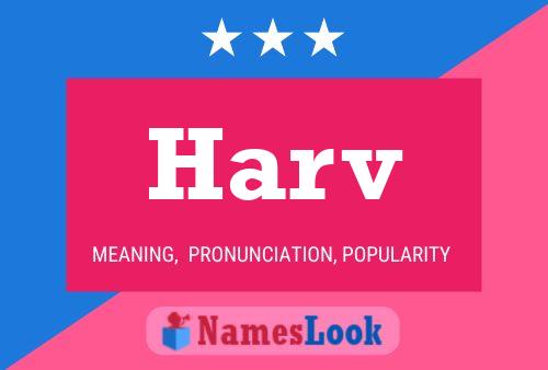 Harv 名字海报