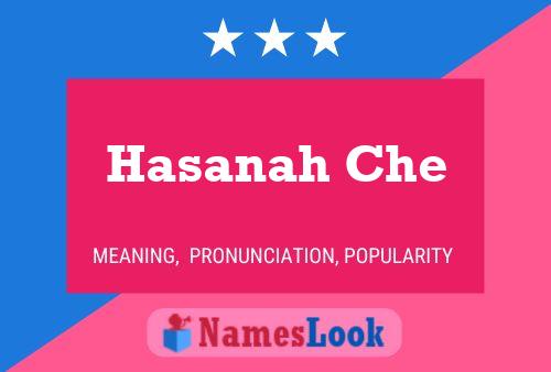 Hasanah Che 名字海报