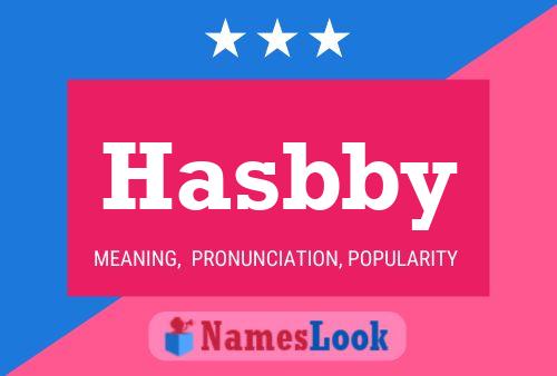 Hasbby 名字海报