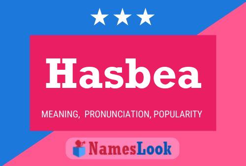 Hasbea 名字海报