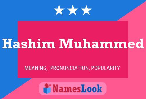 Hashim Muhammed 名字海报