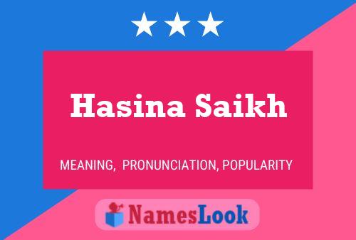 Hasina Saikh 名字海报