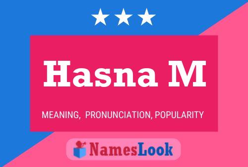 Hasna M 名字海报