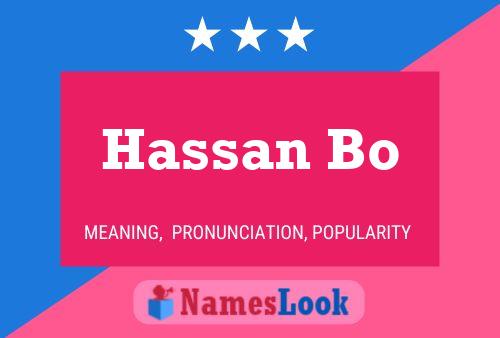 Hassan Bo 名字海报