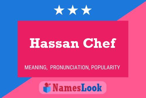 Hassan Chef 名字海报