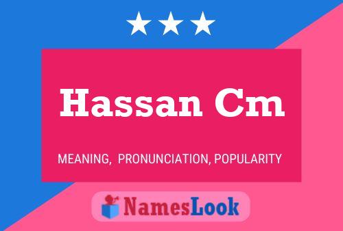 Hassan Cm 名字海报