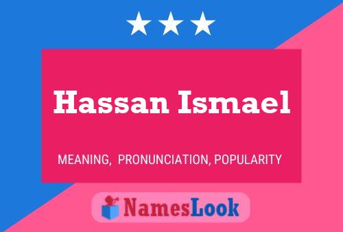 Hassan Ismael 名字海报