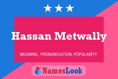 Hassan Metwally 名字海报