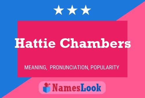 Hattie Chambers 名字海报