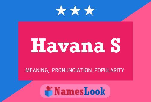 Havana S 名字海报